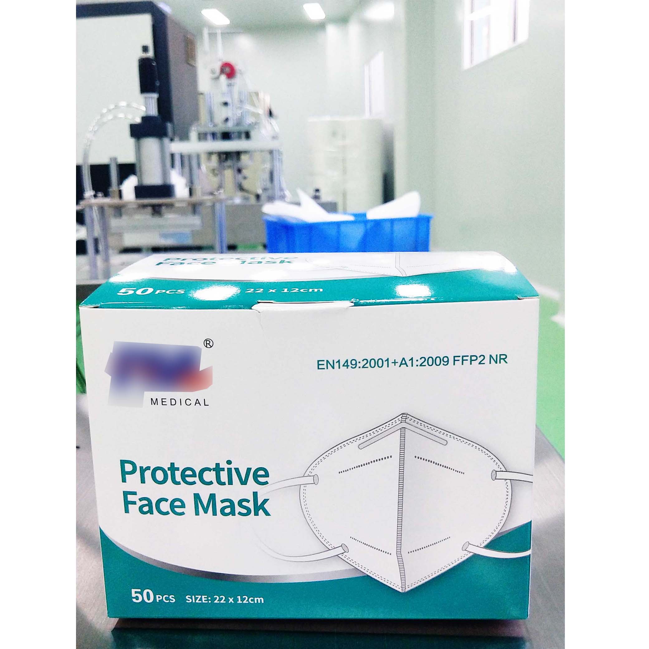 CE FDA 4 Ply 5 Ply Kn95 Earloop Face Mask