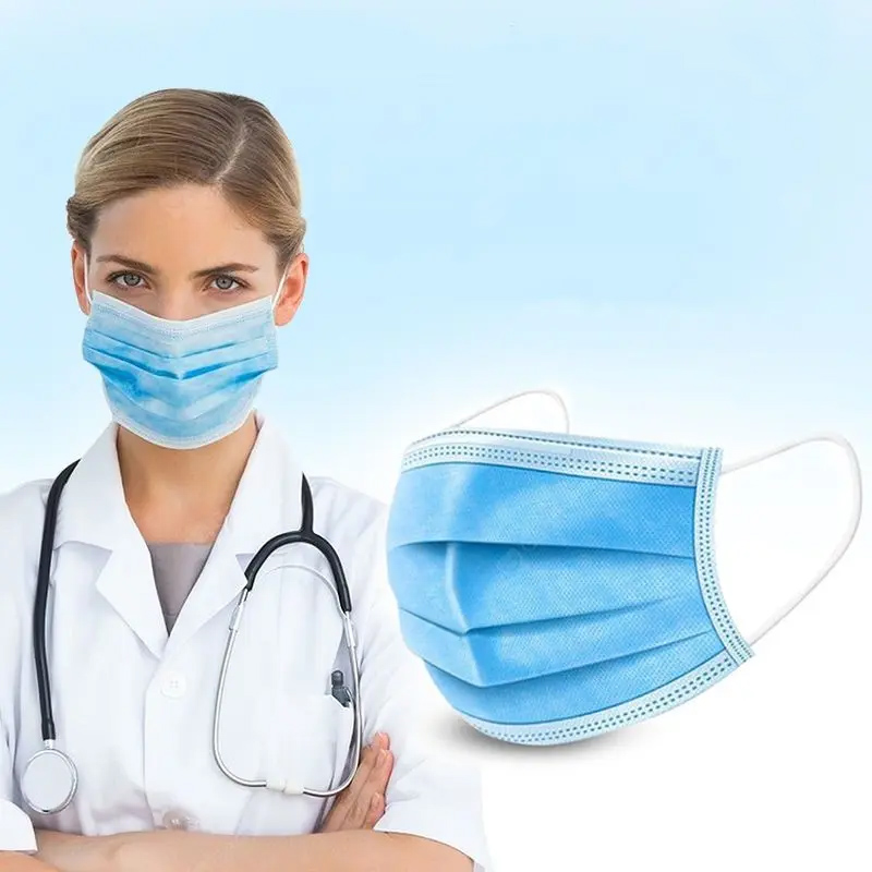 Disposable 3 Layers Surgical Medical Face Mask
