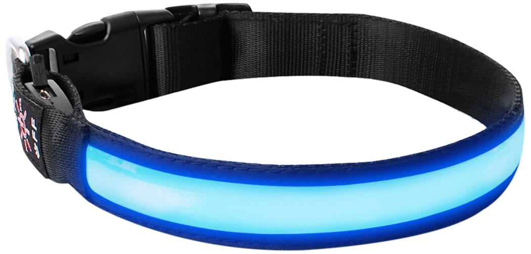 USB Rechargeable Waterproof LED Dog Collar