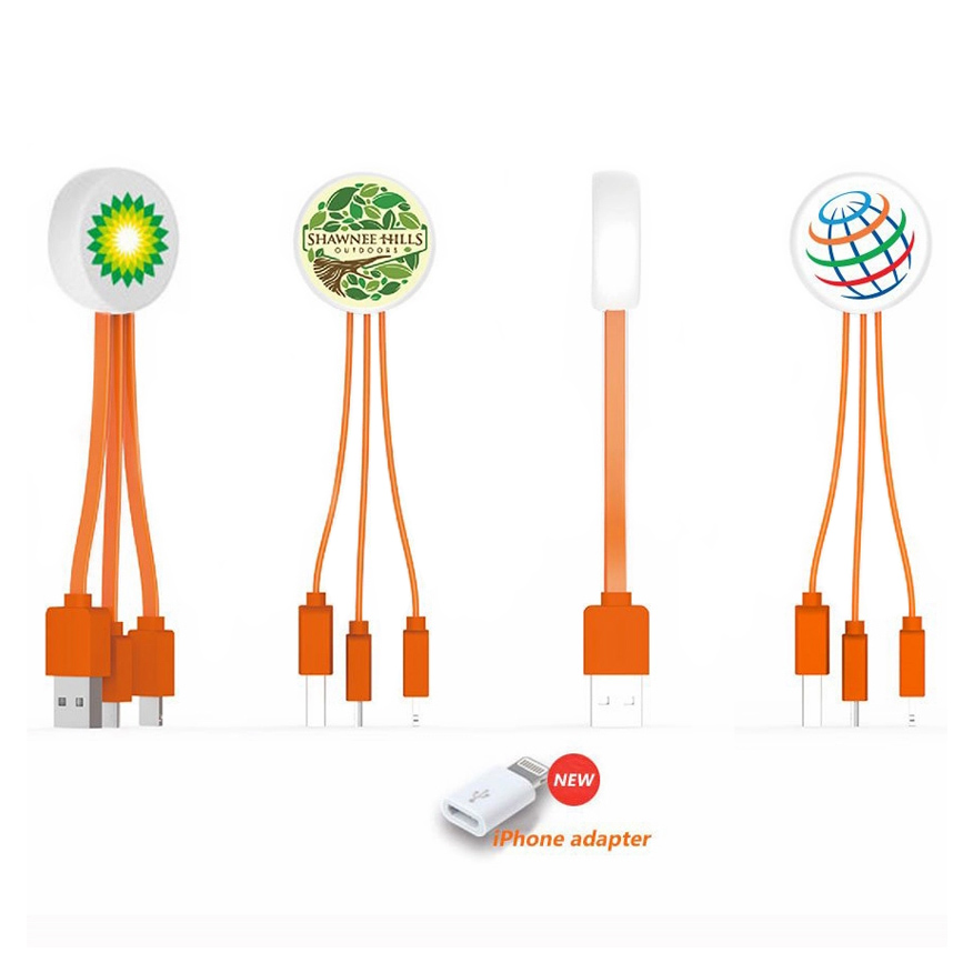 Custom Logo Multi Ports Charging Cable6 Custom Logo Multi Ports Charging Cable6