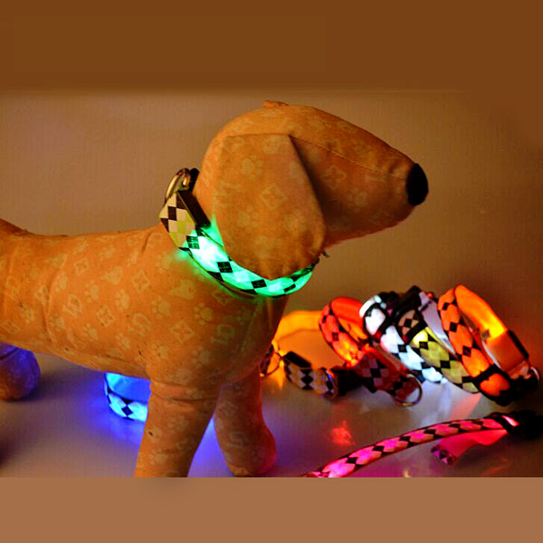 LED USB Rechargeable Dog Collar Flashing Pet Supply for promotion