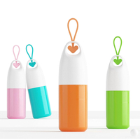 Hearted-Shaped Portable Thermos Water Bottles for Promotion