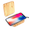Square Wooden Bamboo Wireless Charger