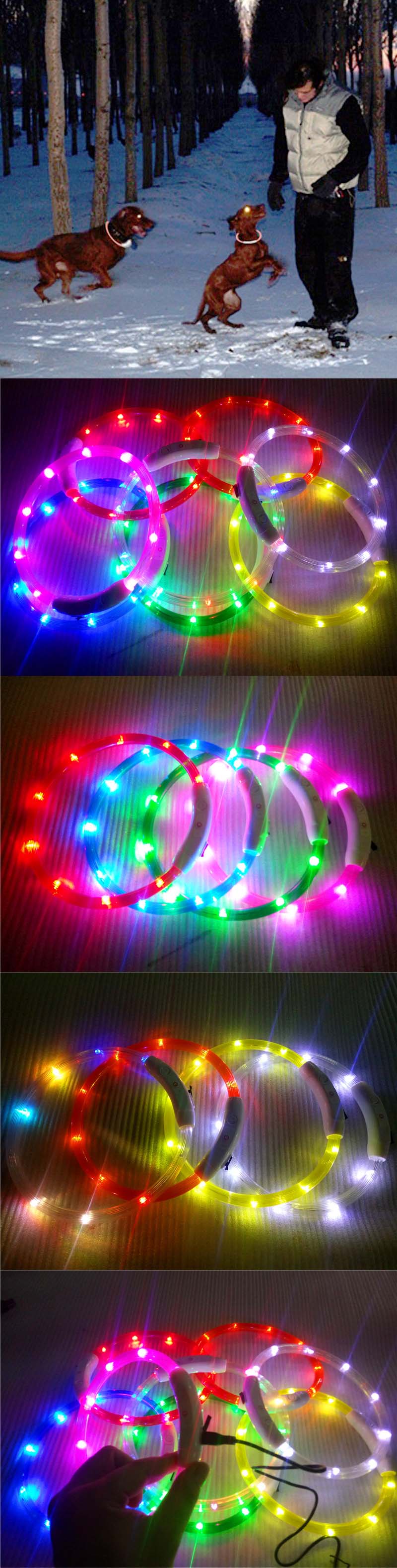 MIC7 LED-Fluorescnet-Safety-Pet-Dog-Collar