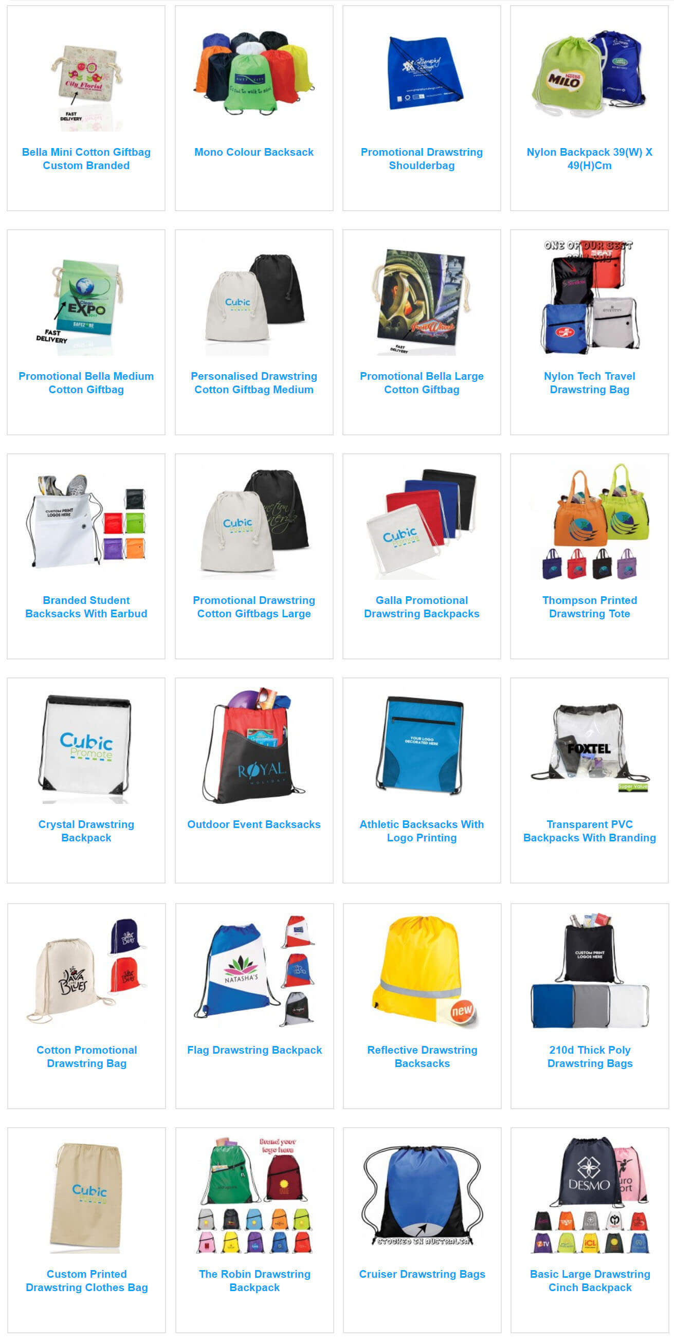 Draw string bag LD16