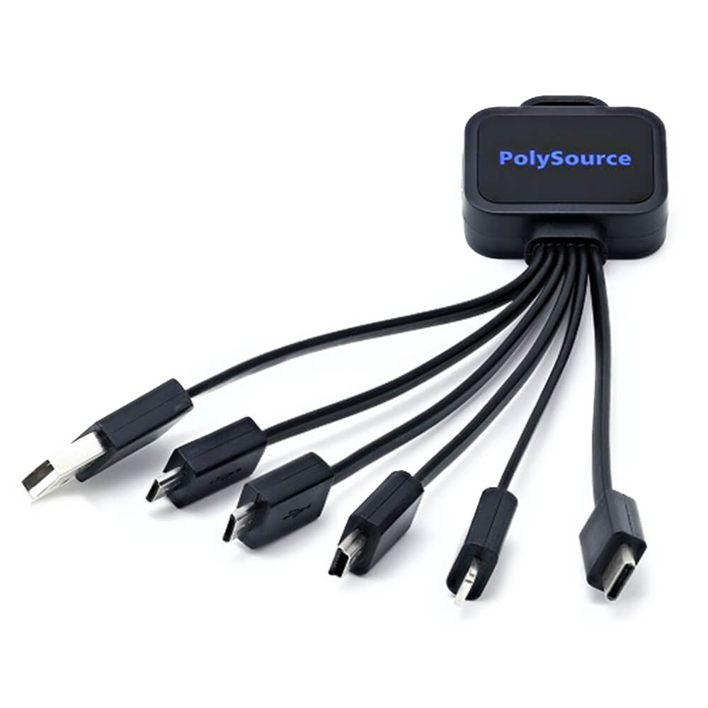 5-in-1 LED Light-up Logo USB Charging Cable