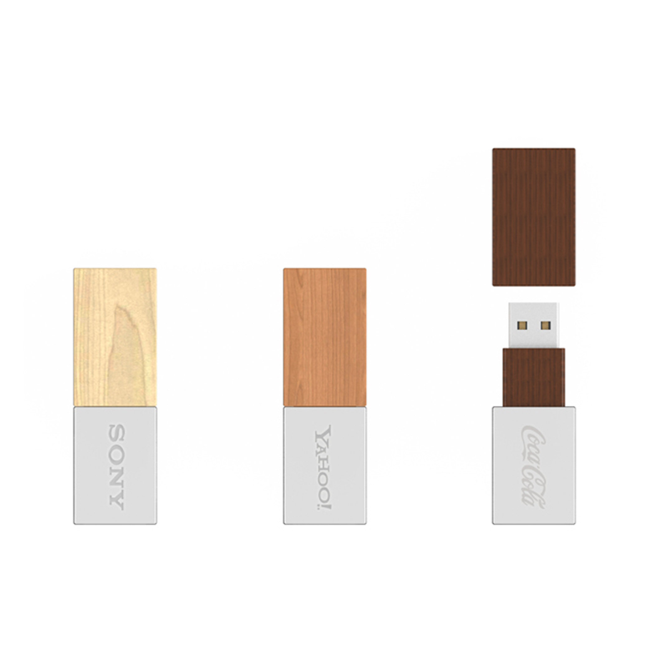 Wooden Crystal USB Flash Drives