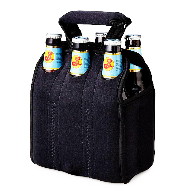 Neoprene 6 Pack Wine Cooler Bag Tote Bag