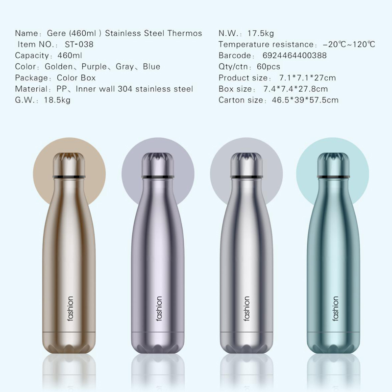 Gere Stainless Steel thermos mic3