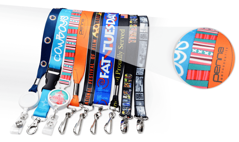 Ultra Soft Custom Dye-Sublimated Lanyards